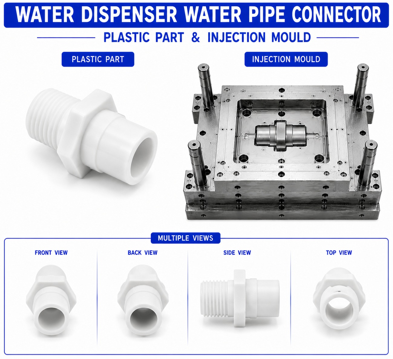 Water Dispenser Plastic Water Pipe Connector